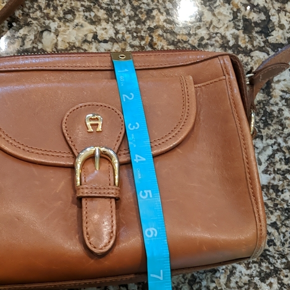 Etienne Aigner Genuine Leather Small Crossbody - Picture 12 of 16